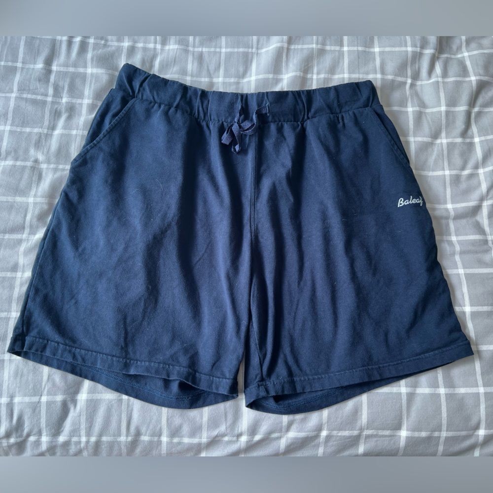 Baleaf Womens 2XL Blue Cotton Tie‎ Shorts